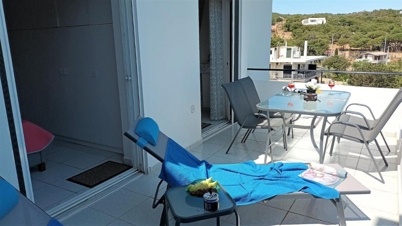 Dea Del Mare Complex In Front Of The Sea. Villa Kaap Soenion Buitenkant foto