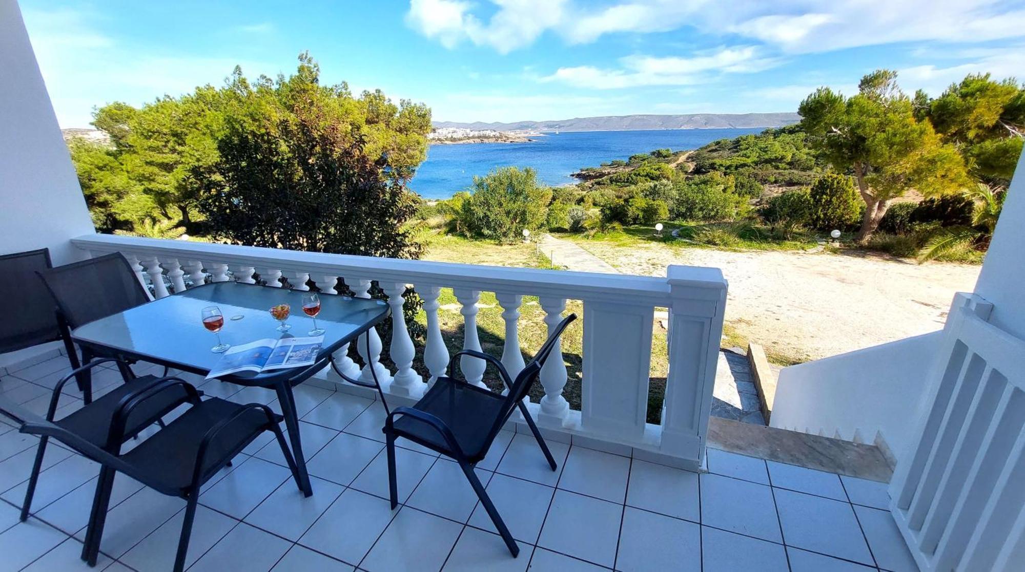 Dea Del Mare Complex In Front Of The Sea. Villa Kaap Soenion Buitenkant foto