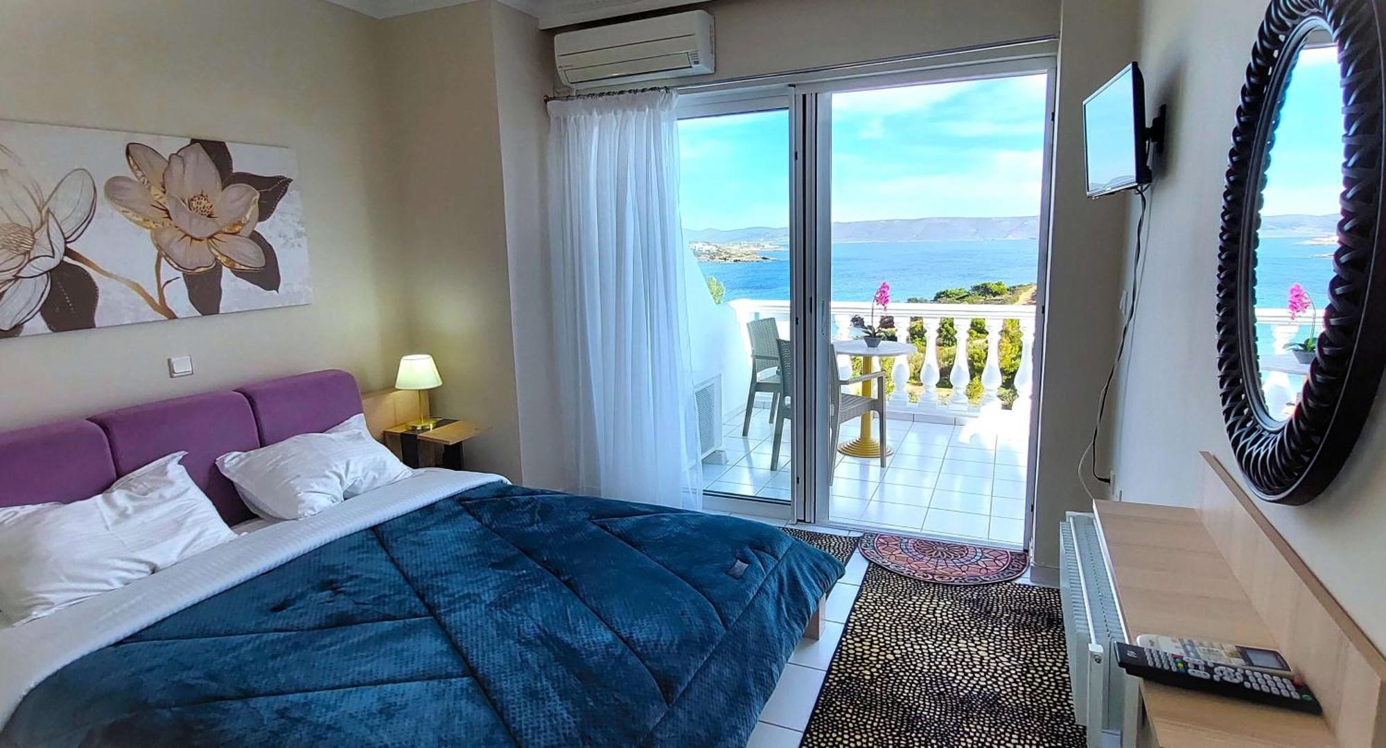 Dea Del Mare Complex In Front Of The Sea. Villa Kaap Soenion Buitenkant foto