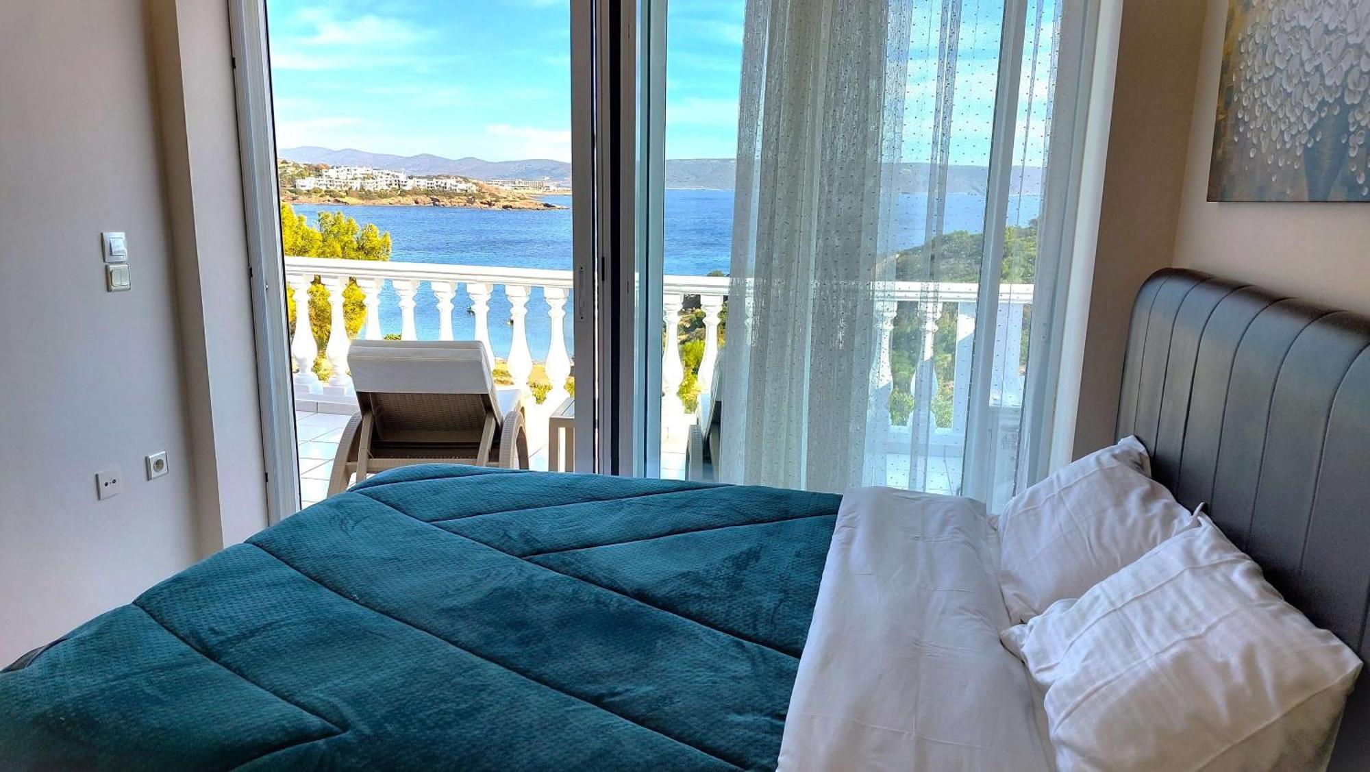 Dea Del Mare Complex In Front Of The Sea. Villa Kaap Soenion Buitenkant foto